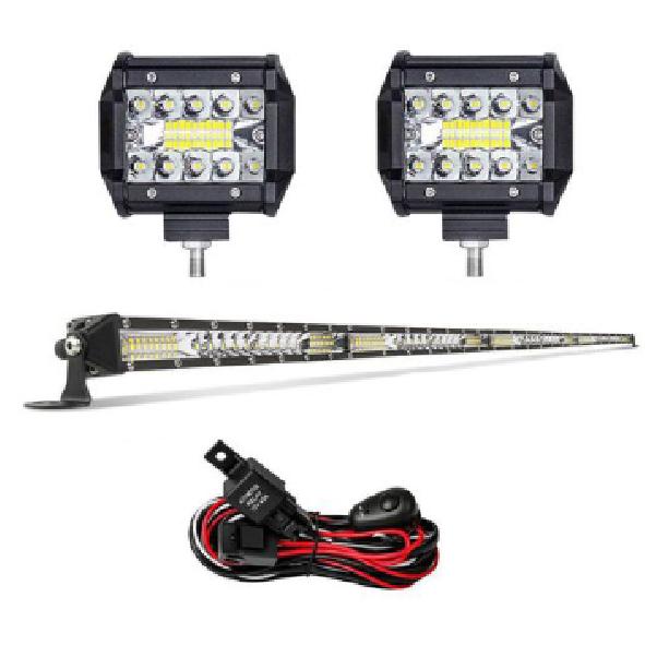 3Pcs LED Light Bar Combo Strip Shape Slim 6000K Flood Spot White Off Road Head Car light IP68 Auto Parts, for Jeep Boat ATV UTV
3Pcs LED Light Bar Combo Strip Shape Slim 6000K Flood Spot White Off Road Head Car light IP68 Auto Parts, for Jeep Boat ATV UTV
