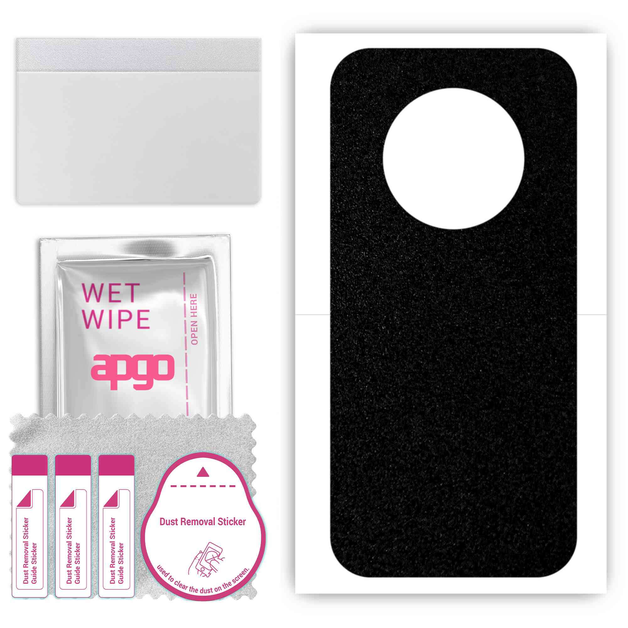 apgo Protective Skin Sticker for the back compatible with Doogee X97, Wrap Film, Foil, Vinyl - Pattern Matte Black
apgo Protective Skin Sticker for the back compatible with Doogee X97, Wrap Film, Foil, Vinyl - Pattern Matte Black