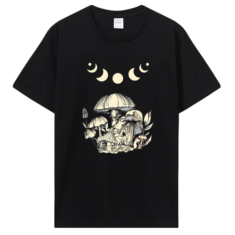 Vintage Punk Cottagecore Aesthetic Frog T-shirt Men Women Mushroom Moon Witchy Tshirt Men Clothing Short Sleeve Graphic Tee M
Vintage Punk Cottagecore Aesthetic Frog T-shirt Men Women Mushroom Moon Witchy Tshirt Men Clothing Short Sleeve Graphic Tee M
