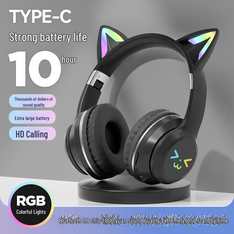 Беспроводная Bluetooth-гарнитура Cat Ear BT-618 — светящийся градиент, длительное время автономной работы. Head-mounted wireless Bluetooth headset чёрный
Беспроводная Bluetooth-гарнитура Cat Ear BT-618 — светящийся градиент, длительное время автономной работы. Head-mounted wireless Bluetooth headset чёрный