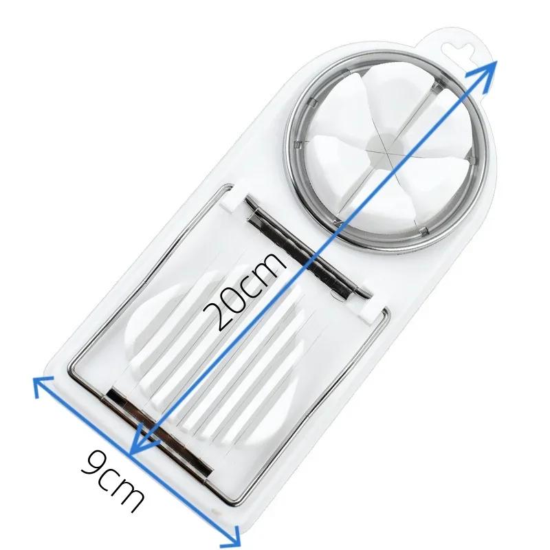 1PCS Fruit Hard Boiled Eggs Stainless Steel Wire Multifunctional Baking Cooking Cutting Tool Splitter Egg Slicer Yolk Separator
1PCS Fruit Hard Boiled Eggs Stainless Steel Wire Multifunctional Baking Cooking Cutting Tool Splitter Egg Slicer Yolk Separator