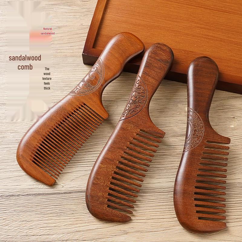 Engraved Sandalwood Comb with Long Round Handle and Wide & Fine Teeth – Perfect Gift with Wooden Carving
Engraved Sandalwood Comb with Long Round Handle and Wide & Fine Teeth – Perfect Gift with Wooden Carving