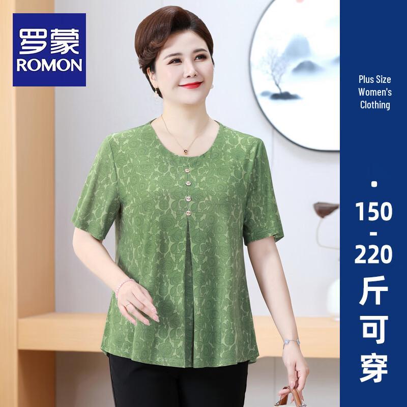 ROMON Women s Plus Size Cotton Silk Short Sleeve Top 3XL
ROMON Women s Plus Size Cotton Silk Short Sleeve Top 3XL