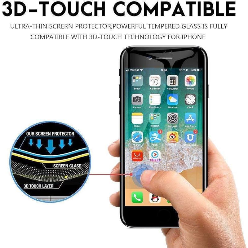 Careflection Premium 10D Tempered Glass Screen Protector Guard For Apple Iphone 7 Black 0 чорний
Careflection Premium 10D Tempered Glass Screen Protector Guard For Apple Iphone 7 Black 0 чорний