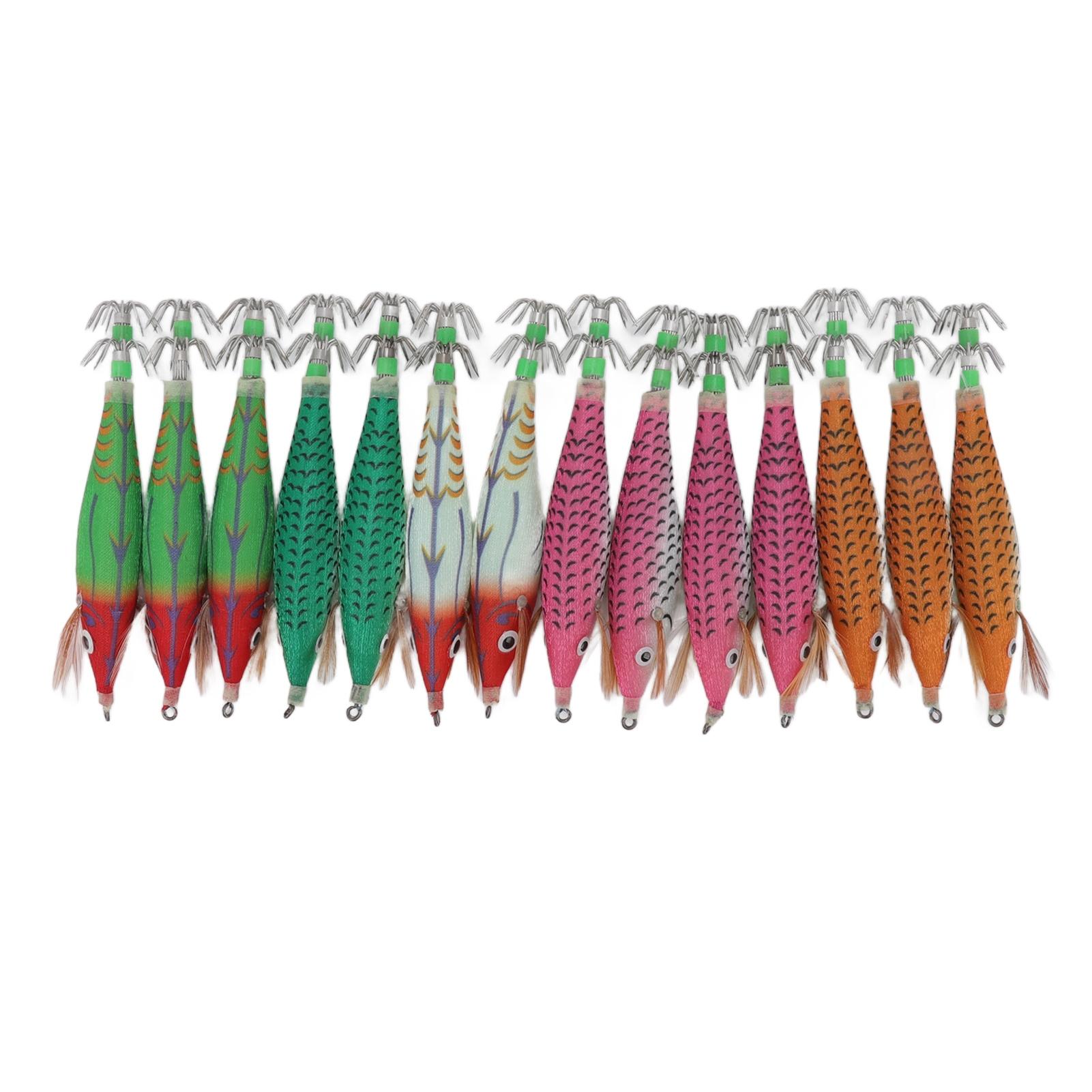 14Pcs Luminous Squid Hook Lure 8cm Artificial Shrimp Shape Fishing Lure Set with Storage Box
14Pcs Luminous Squid Hook Lure 8cm Artificial Shrimp Shape Fishing Lure Set with Storage Box