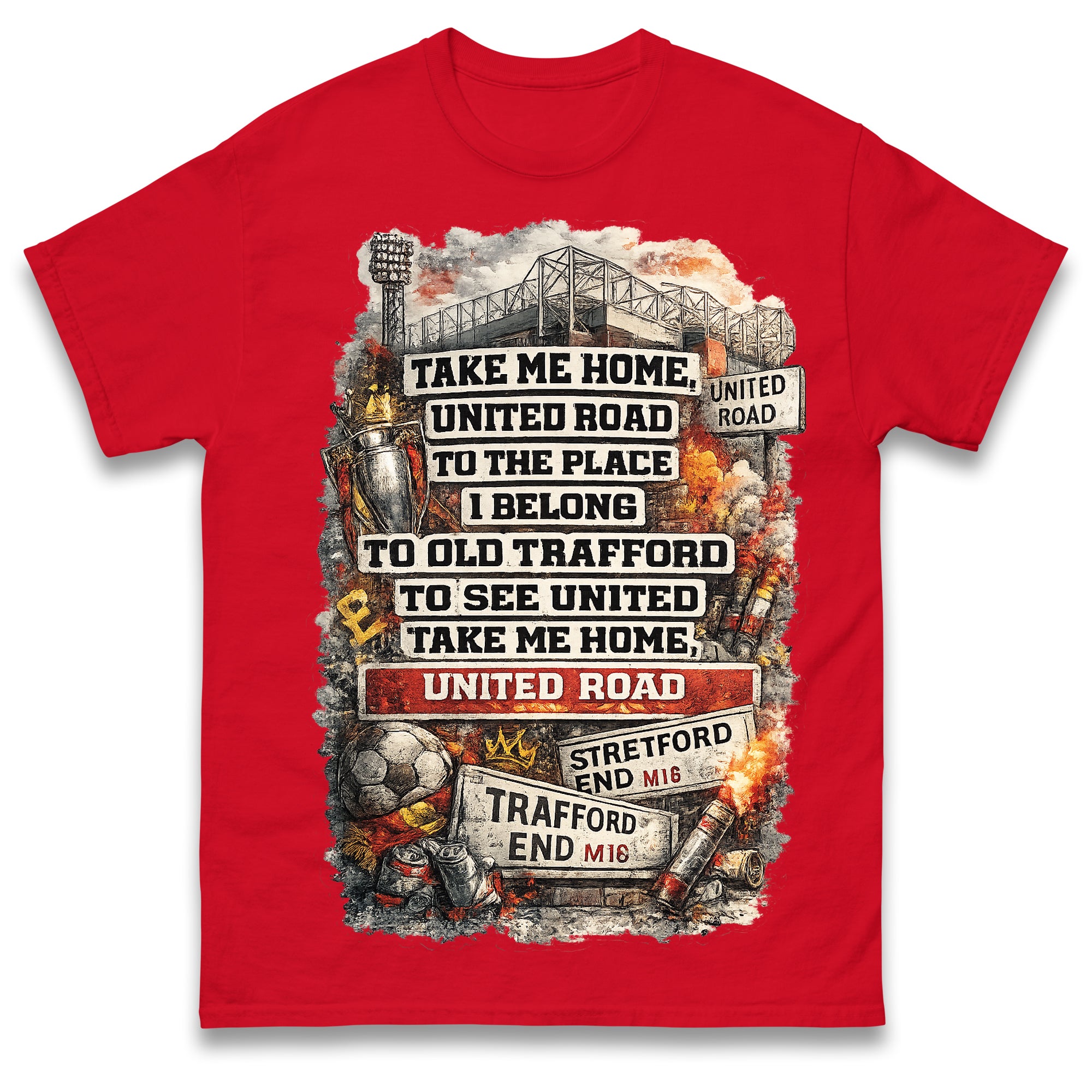 Man Utd Take Me Home, United Road T Shirt Tshirt Mens Womens Unisex Tops Tees S
Man Utd Take Me Home, United Road T Shirt Tshirt Mens Womens Unisex Tops Tees S