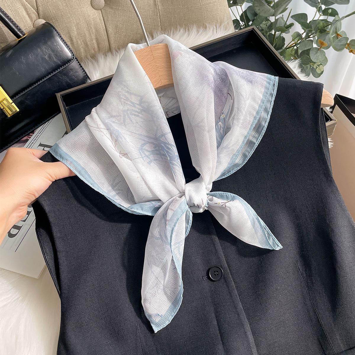 Luxury Square Scarf For Women Hijab Hair Bands Neckerchief For Beach Decoration Female Satin Shawl Ribbon Headband Wraps Bandana
Luxury Square Scarf For Women Hijab Hair Bands Neckerchief For Beach Decoration Female Satin Shawl Ribbon Headband Wraps Bandana