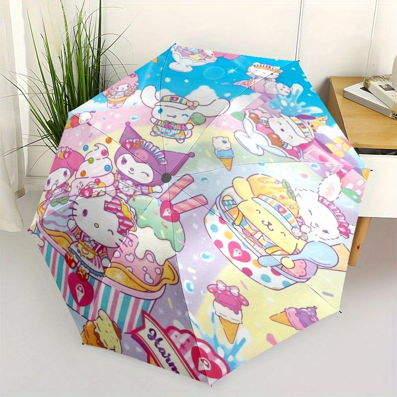 Kuromi My Melody Hello Kitty Durable Cartoon Folding Umbrella, Portable 3-Fold Compact Umbrella for Men and Women, Suitable for Travel or Daily Use.Y0
Kuromi My Melody Hello Kitty Durable Cartoon Folding Umbrella, Portable 3-Fold Compact Umbrella for Men and Women, Suitable for Travel or Daily Use.Y0