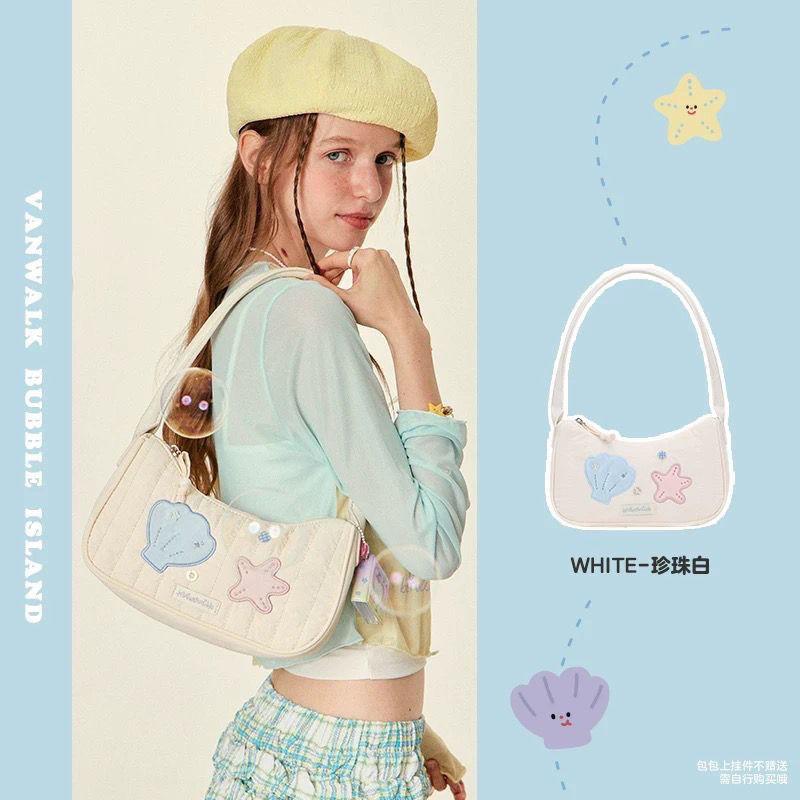 Sweet Cute Cloud Clutch Bag Women Cartoon Shell Starfish Unique Handbag Ladies Summer Vacation Versatile underarm bag Purse y2k 26x15x6.5cm белый
Sweet Cute Cloud Clutch Bag Women Cartoon Shell Starfish Unique Handbag Ladies Summer Vacation Versatile underarm bag Purse y2k 26x15x6.5cm белый