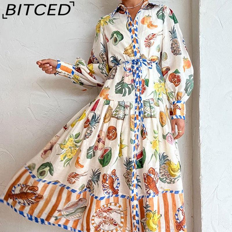 BITCED Весеннее женское платье с принтом, рукавами-фонариками, приталенное, с длинным рукавом и полной юбкой XXXL разноцветный
BITCED Весеннее женское платье с принтом, рукавами-фонариками, приталенное, с длинным рукавом и полной юбкой XXXL разноцветный