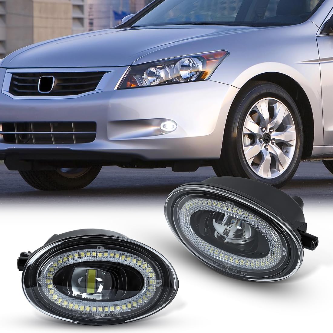 Светодиодная противотуманная фара для Honda Accord 2008-2012 Замена 3 линзы Передний бампер Противотуманная фара для Civic 2009-2015 AC08-AE
Светодиодная противотуманная фара для Honda Accord 2008-2012 Замена 3 линзы Передний бампер Противотуманная фара для Civic 2009-2015 AC08-AE