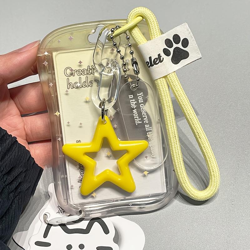 2D Ins Style Waist-Form Card Holder with Star Charm & Lanyard, Adorable ID Badge Holder for Students
2D Ins Style Waist-Form Card Holder with Star Charm & Lanyard, Adorable ID Badge Holder for Students