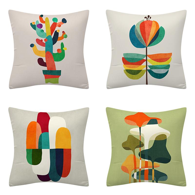 45*45cm Creative Color Geometric Design Pattern Cushion Cover Sofa Office Seat Car Waist Cushion Cushion Cover Home Decoration
45*45cm Creative Color Geometric Design Pattern Cushion Cover Sofa Office Seat Car Waist Cushion Cushion Cover Home Decoration