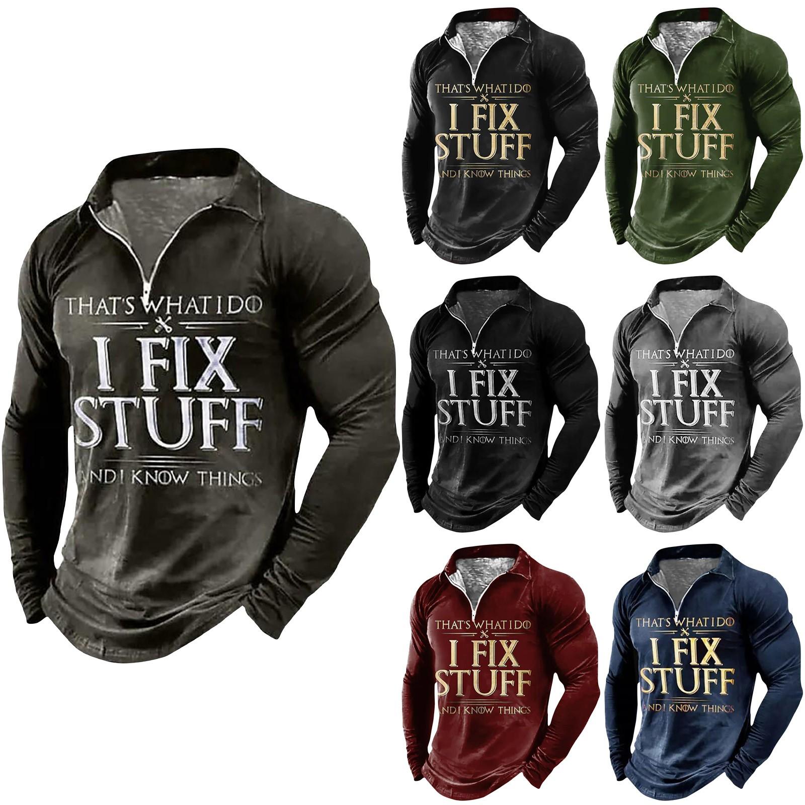 Мужская повседневная модная рубашка-поло с длинным рукавом с принтом Мужская рубашка-поло с длинным рукавом на молнии и лацканами с принтом
Мужская повседневная модная рубашка-поло с длинным рукавом с принтом Мужская рубашка-поло с длинным рукавом на молнии и лацканами с принтом