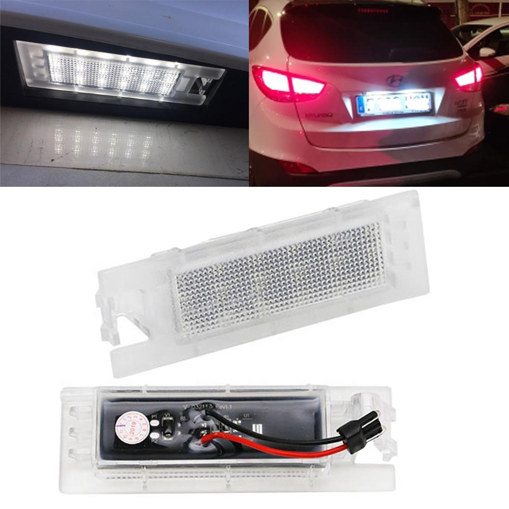 Для Hyundai Tucson 2010-2014 для Hyundai IX35 2010-2013 2 шт. Светодиодная лампа подсветки номерного знака Светодиодный фонарь подсветки номерного знака белый
Для Hyundai Tucson 2010-2014 для Hyundai IX35 2010-2013 2 шт. Светодиодная лампа подсветки номерного знака Светодиодный фонарь подсветки номерного знака белый