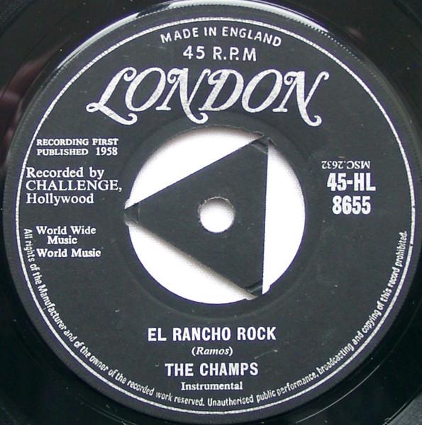7inch Record CHAMPS - El Rancho Rock / Midnighter 45HL8655 London Records 1958 UK Rock Used
7inch Record CHAMPS - El Rancho Rock / Midnighter 45HL8655 London Records 1958 UK Rock Used