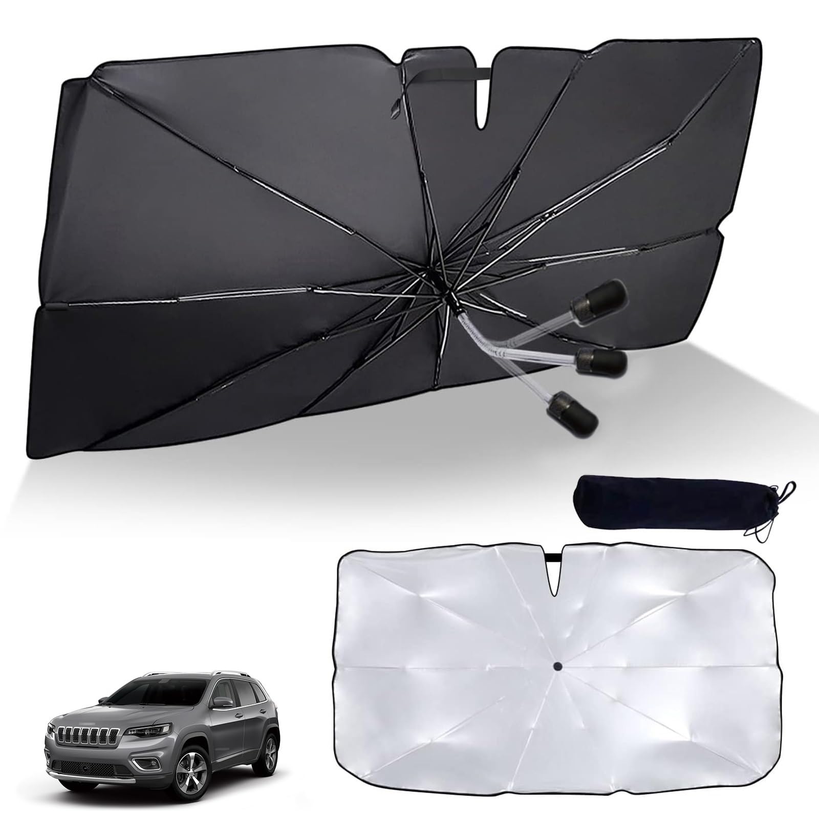 Jeep Cherokee 5-го поколения KL 2013 - настоящее время Автомобильный зонт Солнцезащитный козырек Регулируемый на 360° Cherokee 5th generation
Jeep Cherokee 5-го поколения KL 2013 - настоящее время Автомобильный зонт Солнцезащитный козырек Регулируемый на 360° Cherokee 5th generation