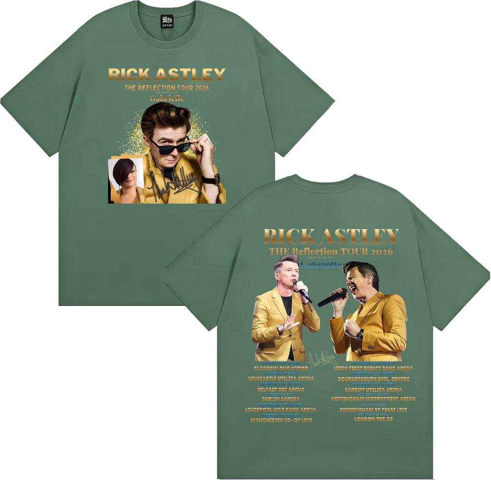 Rick Astley Reflection Tour 2026 Printed T Shirt Unisex Women Fashion Classic Comfort 100 Cotton TShirt Oversized ONeck Tshirts 4XL
Rick Astley Reflection Tour 2026 Printed T Shirt Unisex Women Fashion Classic Comfort 100 Cotton TShirt Oversized ONeck Tshirts 4XL
