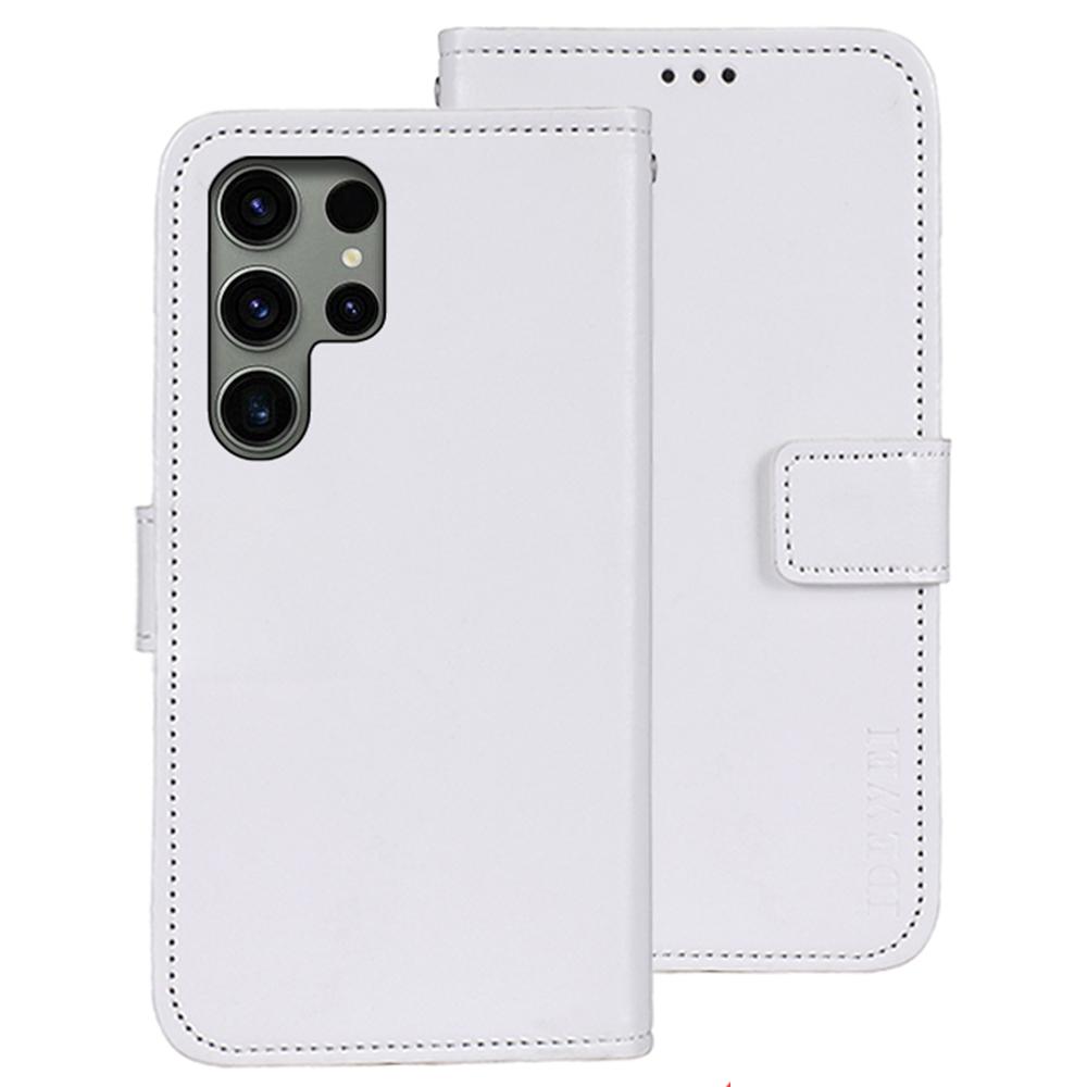 IDEWEI For Samsung Galaxy S24 Ultra Leather Case Crazy Horse Leather Folio Flip Phone Wallet White
IDEWEI For Samsung Galaxy S24 Ultra Leather Case Crazy Horse Leather Folio Flip Phone Wallet White