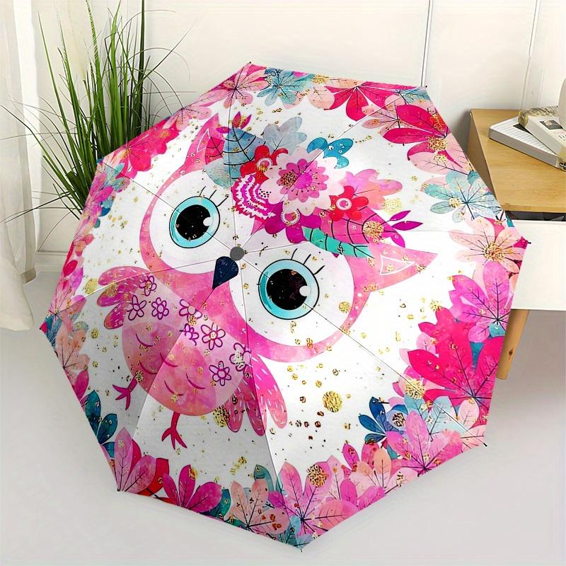 1pc Floral Owl Circular Design Umbrella with Plastic Handle,Suitable for All Seasons Home Travel Outdoor UmbrellaB1908
1pc Floral Owl Circular Design Umbrella with Plastic Handle,Suitable for All Seasons Home Travel Outdoor UmbrellaB1908
