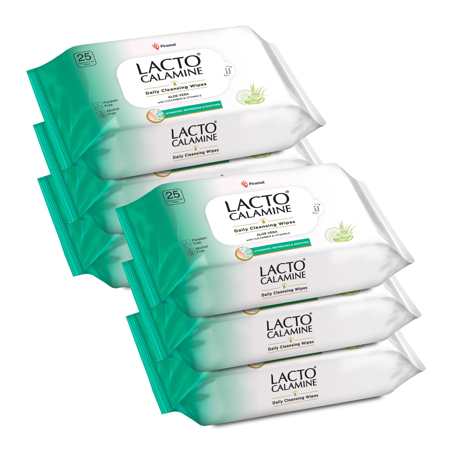 Lacto Calamine Daily Cleansing Face Wipes 25N Each x Pack of 6 Makeup Remover Wet Tissue for Face
Lacto Calamine Daily Cleansing Face Wipes 25N Each x Pack of 6 Makeup Remover Wet Tissue for Face