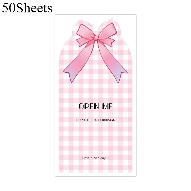 50Sheets/Bag Glossy Bow Sealing Stickers, Open Me English Text, Single-Use Paper Labels For Package Sealing, Gift Decoration,
50Sheets/Bag Glossy Bow Sealing Stickers, Open Me English Text, Single-Use Paper Labels For Package Sealing, Gift Decoration,