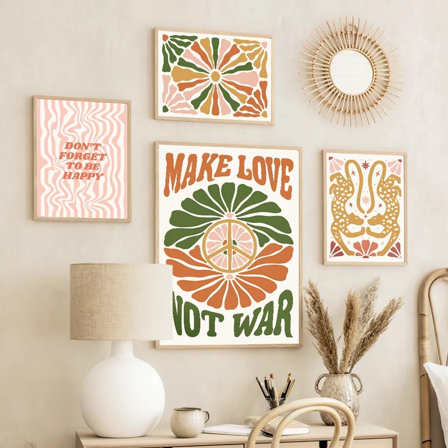 Nordic Colorful Abstract Leopard Flower Sun Love Quotes Wall Art Posters Prints Wall Pictures Living Room Decor Canvas Painting 21cm×30cm NoFrame
Nordic Colorful Abstract Leopard Flower Sun Love Quotes Wall Art Posters Prints Wall Pictures Living Room Decor Canvas Painting 21cm×30cm NoFrame