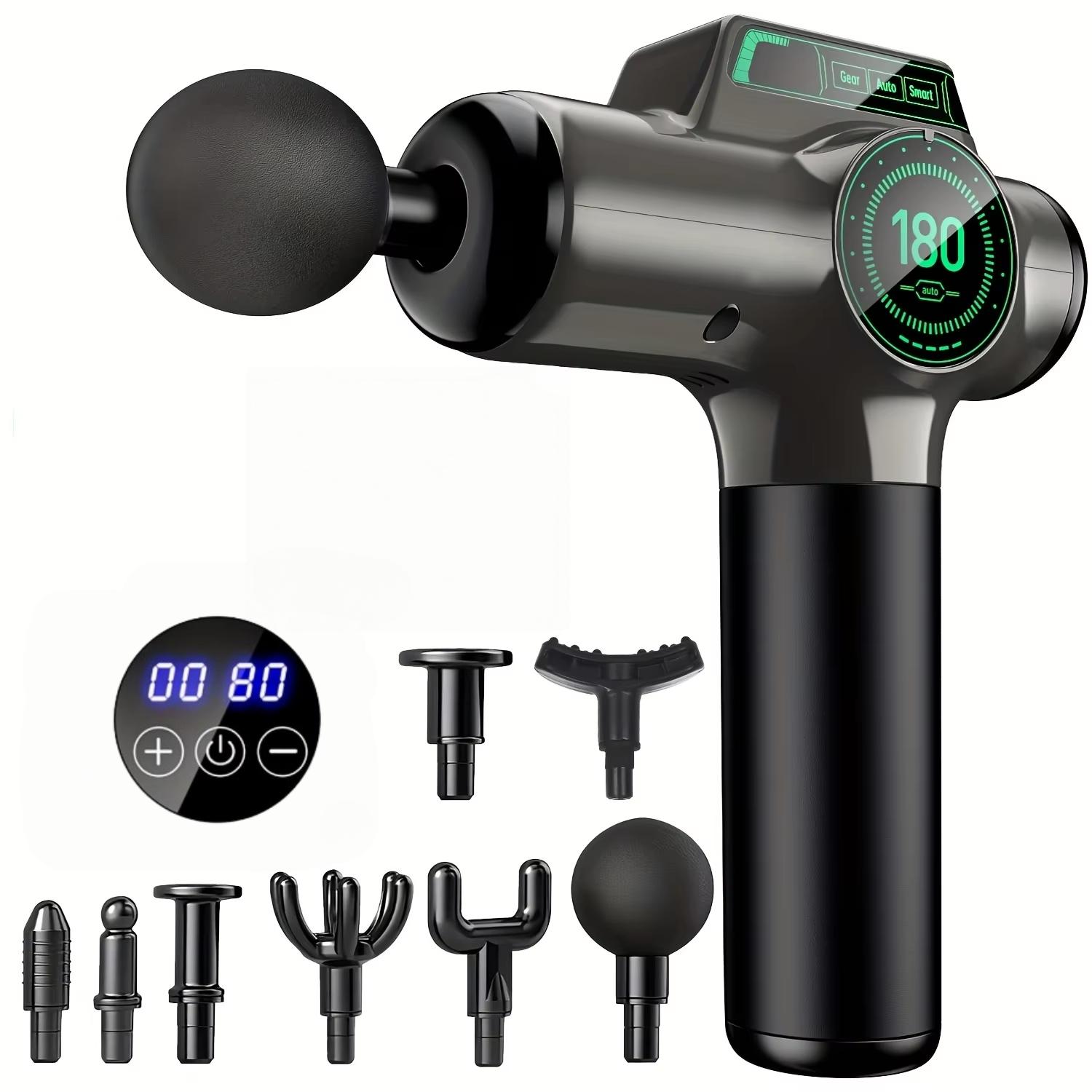 99 Speed Suitable For Deep-Relieving Tissue Percussion Designed Suitable For Along With Relaxation Comes With 8 Interchangeable Attachments For сірий
99 Speed Suitable For Deep-Relieving Tissue Percussion Designed Suitable For Along With Relaxation Comes With 8 Interchangeable Attachments For сірий