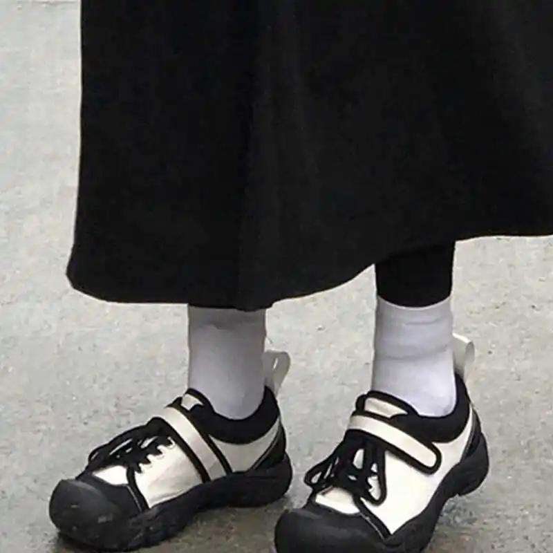 British Style Mixed Color Sports Shoes 2025 Spring New Round Toe Hook & Loop White Fashion Women Casual Lace Up Shoes 35
British Style Mixed Color Sports Shoes 2025 Spring New Round Toe Hook & Loop White Fashion Women Casual Lace Up Shoes 35