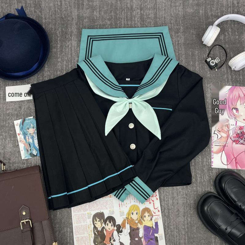 Hatsune Miku Waist-Hugging Puff Sleeve Sailor Suit: Authentic JK Uniform with Slimming Three-Piece Design XL
Hatsune Miku Waist-Hugging Puff Sleeve Sailor Suit: Authentic JK Uniform with Slimming Three-Piece Design XL