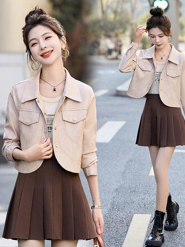 Women s Genuine Goatskin Leather Jacket - Casual Short Coat for Spring & Autumn 2025 Large
Women s Genuine Goatskin Leather Jacket - Casual Short Coat for Spring & Autumn 2025 Large