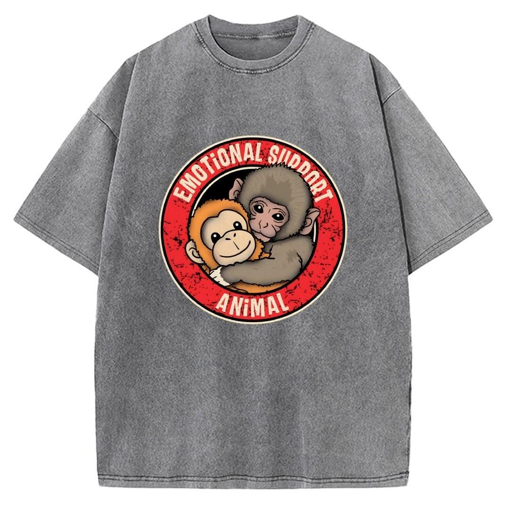 Vintage Retro Cartoon Monkey Hug Animal Tee Oversized Men s Short Sleeve O-neck Harajuku Washed T-Shirt Casual Streetwear 3XL
Vintage Retro Cartoon Monkey Hug Animal Tee Oversized Men s Short Sleeve O-neck Harajuku Washed T-Shirt Casual Streetwear 3XL