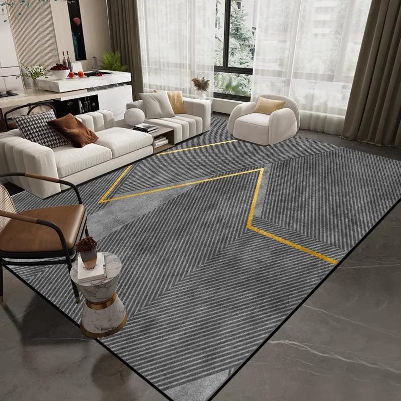 Серый роскошный современный ковер для украшения гостиной, моющиеся ковры, прикроватный коврик для спальни, противоскользящий коврик для гардеробной, большой размер 60x90cm door mat
Серый роскошный современный ковер для украшения гостиной, моющиеся ковры, прикроватный коврик для спальни, противоскользящий коврик для гардеробной, большой размер 60x90cm door mat