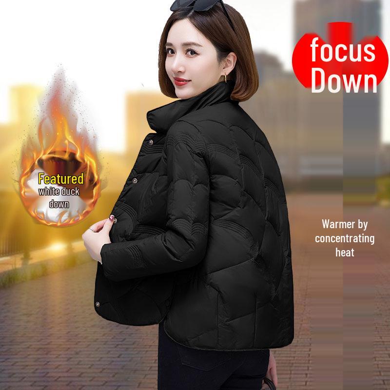 Women s Fashionable White Duck Down Jacket - 2025 Winter Lightweight & Warm Short Outerwear L for 140-160 lbs чорний
Women s Fashionable White Duck Down Jacket - 2025 Winter Lightweight & Warm Short Outerwear L for 140-160 lbs чорний