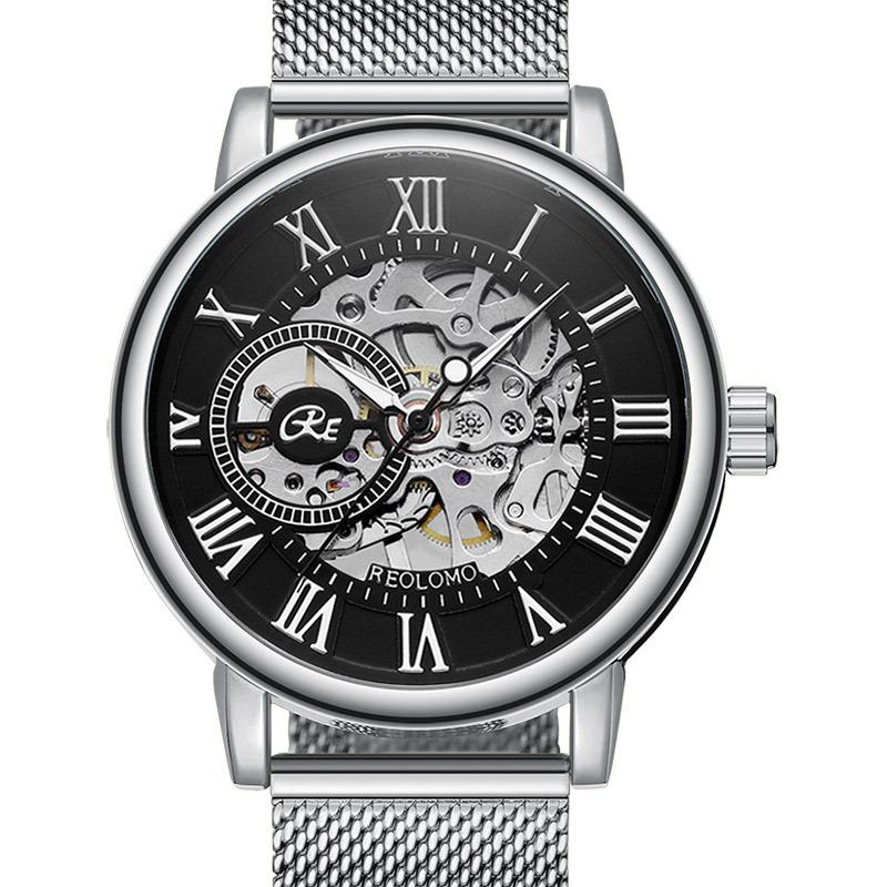 Leolai fashion woven mesh belt mechanical watch, hollow manual mechanical watch, men s mechanical watch
Leolai fashion woven mesh belt mechanical watch, hollow manual mechanical watch, men s mechanical watch