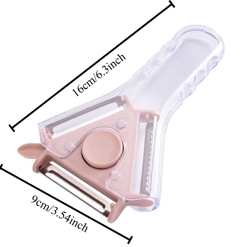 1pcs Rotating Peeler Practical Kitchen Tool for Fruits Vegetables Peeling Slicing Grating with Ergonomic Handle розовый
1pcs Rotating Peeler Practical Kitchen Tool for Fruits Vegetables Peeling Slicing Grating with Ergonomic Handle розовый