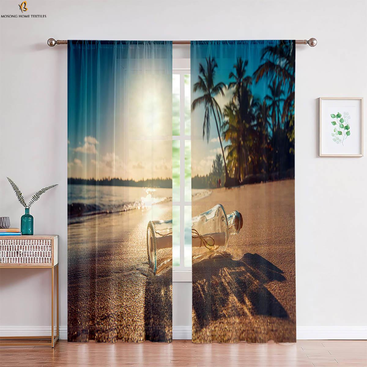 Seaside Scenery Decorative Curtains Beach Coconut Trees Blue Sky Sunset Sea View Room Living Balcony Printed Curtain Polyester Washable Great Ready W100*H130(CM)-Grommet top&2PCS
Seaside Scenery Decorative Curtains Beach Coconut Trees Blue Sky Sunset Sea View Room Living Balcony Printed Curtain Polyester Washable Great Ready W100*H130(CM)-Grommet top&2PCS