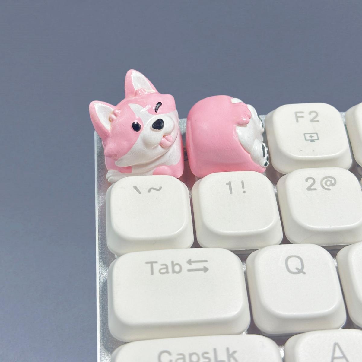 Universal Cartoon Corgi Keycaps 3D Corgi Butt Keyboard Cap DIY Handmade Mechanical Keyboard Keycap anime keycaps key cap розовый
Universal Cartoon Corgi Keycaps 3D Corgi Butt Keyboard Cap DIY Handmade Mechanical Keyboard Keycap anime keycaps key cap розовый
