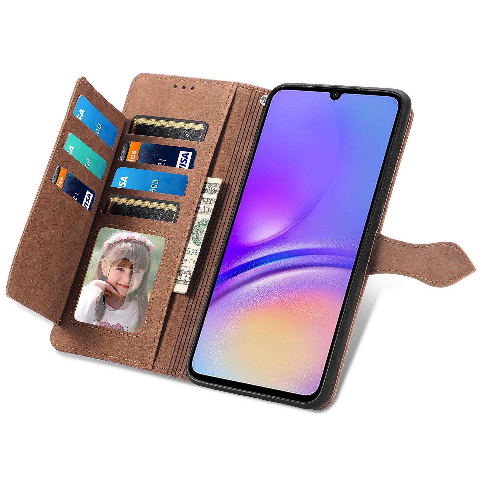For Samsung Galaxy A06 4G Zipper Wallet Case with Strap Flower Imprint PU Leather Phone Cover Brown
For Samsung Galaxy A06 4G Zipper Wallet Case with Strap Flower Imprint PU Leather Phone Cover Brown