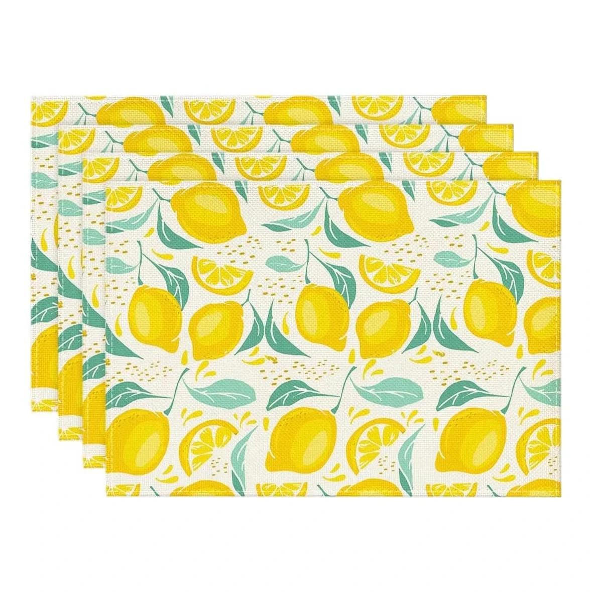 1PC Yellow Checks Vase Lemon Summer Placemats 45×30cm Seasonal Spring Table Mat for Holiday Party Kitchen Dining Decoration 1PC 30x45CM
1PC Yellow Checks Vase Lemon Summer Placemats 45×30cm Seasonal Spring Table Mat for Holiday Party Kitchen Dining Decoration 1PC 30x45CM