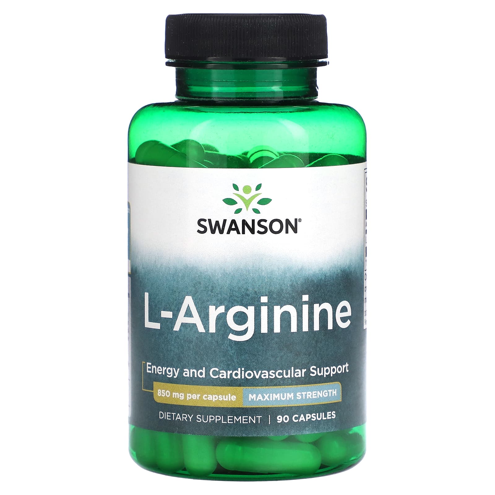 Swanson, l-arginine, Maximum Strength, 850 mg, 90 capsules
Swanson, l-arginine, Maximum Strength, 850 mg, 90 capsules