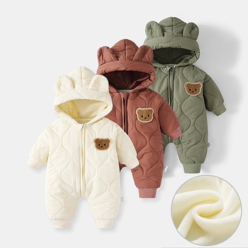 2025 Autumn Winter Hooded Infant Newborn Baby Rompers Fleece Padded Cartoon One-pieced Outdoor Outfit for Baby Boys Girls 90 коричневий
2025 Autumn Winter Hooded Infant Newborn Baby Rompers Fleece Padded Cartoon One-pieced Outdoor Outfit for Baby Boys Girls 90 коричневий
