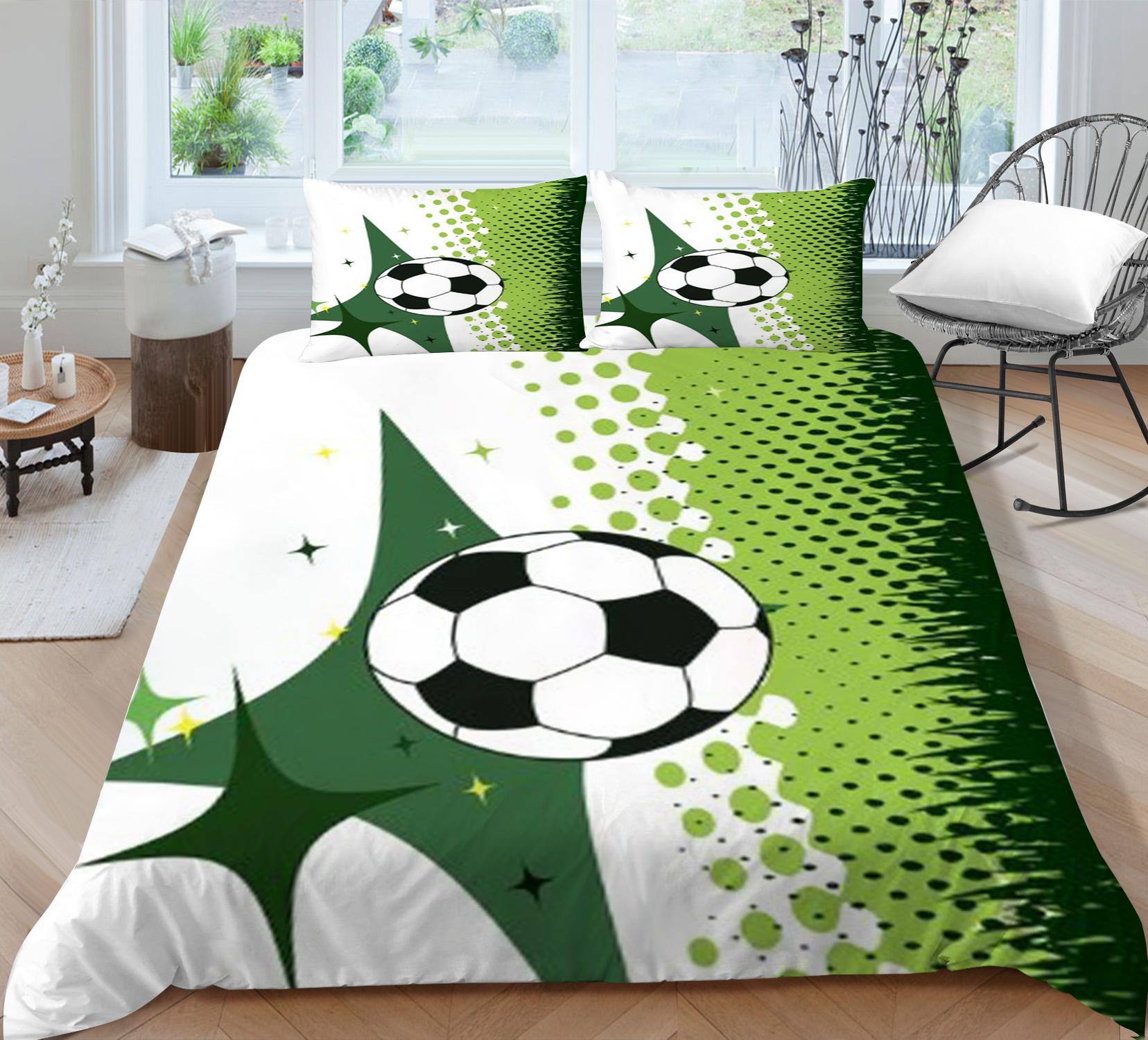 Покрывало для дома, постельное белье, комплект постельного белья, 2/3 шт., комплект пододеяльников с 3D футбольным принтом, покрывала, наволочка, полиэстер Single 135x200cm
Покрывало для дома, постельное белье, комплект постельного белья, 2/3 шт., комплект пододеяльников с 3D футбольным принтом, покрывала, наволочка, полиэстер Single 135x200cm