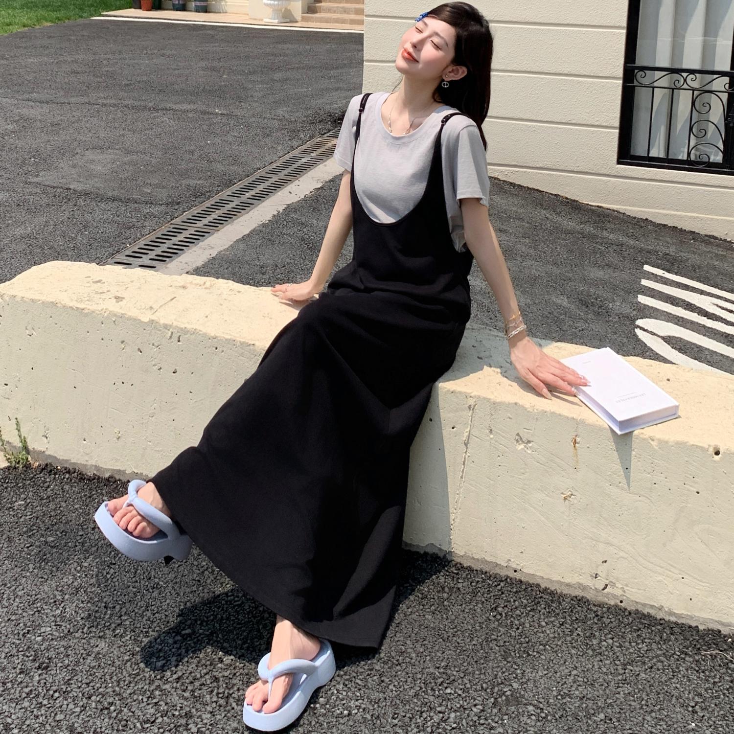 DIMANAF Women 2025 Plus Size Solid Dress Summer Vintage Dress Basic Sleeveless Long Casual Loose Dress Maxi L чёрный
DIMANAF Women 2025 Plus Size Solid Dress Summer Vintage Dress Basic Sleeveless Long Casual Loose Dress Maxi L чёрный