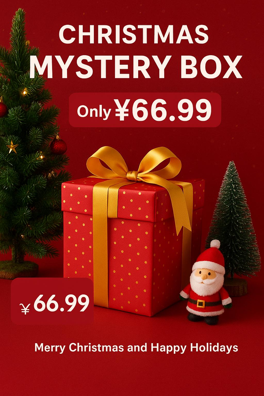 Christmas Mystery Box – Chance to Win a Christmas Tree! Limited Holiday Surprise Gift Box | Only ¥66.99 christmas ornaments 1.8M
Christmas Mystery Box – Chance to Win a Christmas Tree! Limited Holiday Surprise Gift Box | Only ¥66.99 christmas ornaments 1.8M
