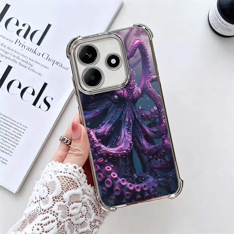 Ocean Octopus Marine Life Soft Phone Case For Xiaomi Redmi Note 14 15 Pro Plus 13 12 11S 11T 5G 10 9S 9 Plating Anti-Fall Fundas Redmi Note 14 Pro 4G
Ocean Octopus Marine Life Soft Phone Case For Xiaomi Redmi Note 14 15 Pro Plus 13 12 11S 11T 5G 10 9S 9 Plating Anti-Fall Fundas Redmi Note 14 Pro 4G
