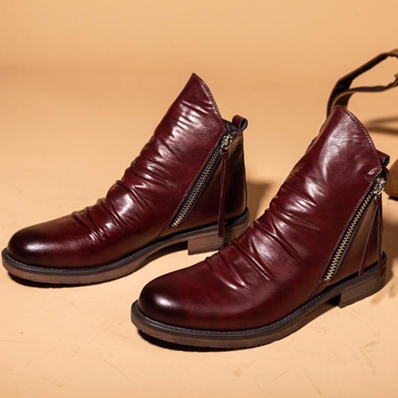 Модные мужские ботинки Chelsea 2024 года, новые брендовые молнии, удобные модные кожаные мужские ботинки, мотоциклетные ботинки botas para hombre, большой размер 48 42 красный
Модные мужские ботинки Chelsea 2024 года, новые брендовые молнии, удобные модные кожаные мужские ботинки, мотоциклетные ботинки botas para hombre, большой размер 48 42 красный