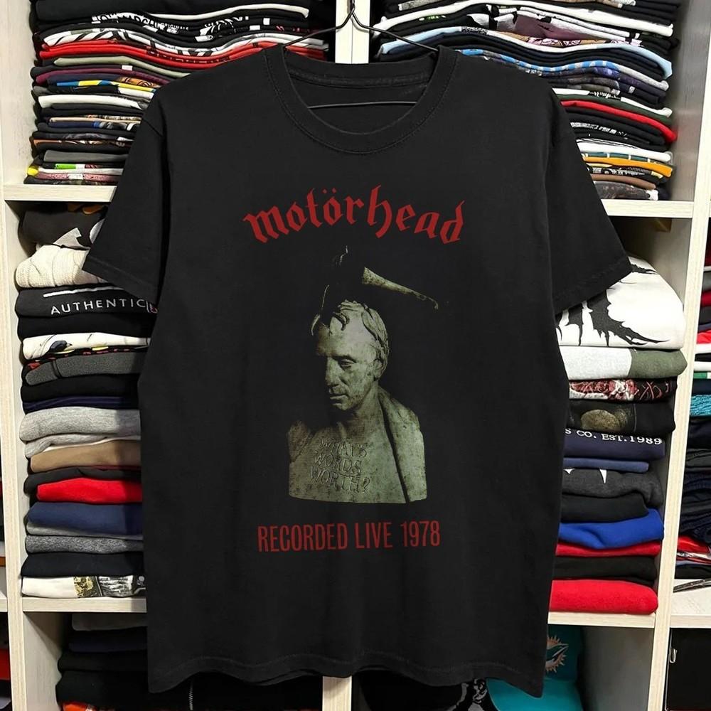 Motorhead Whats Words Worth Black Cotton Tshirt Size S5XL Unisex T-Shirt M
Motorhead Whats Words Worth Black Cotton Tshirt Size S5XL Unisex T-Shirt M