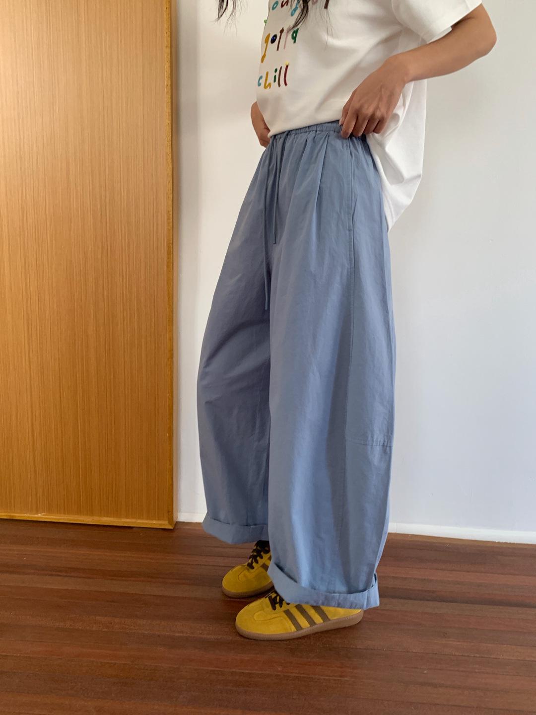 Korean Style Colorful Slimming Wide-Leg Balloon Pants with Rolled-Up Cuffs in Thin Cotton Fabric L (110-140 cm) світло-синій колір
Korean Style Colorful Slimming Wide-Leg Balloon Pants with Rolled-Up Cuffs in Thin Cotton Fabric L (110-140 cm) світло-синій колір