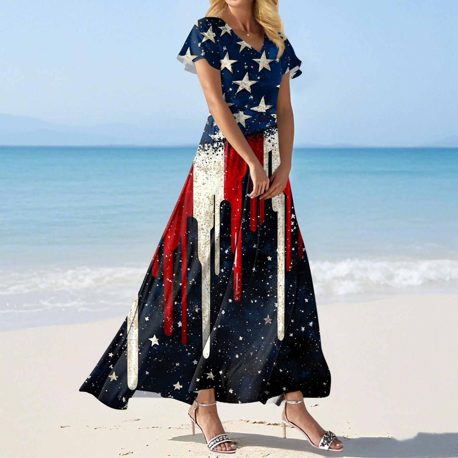 Модное Женское свободное повседневное платье с V-образным вырезом, короткими рукавами и высокой талией XL
Модное Женское свободное повседневное платье с V-образным вырезом, короткими рукавами и высокой талией XL